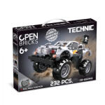Open Brick Source Monster truck argintiu tip lego tehnic de constructie (232 piese) (OB-WS0908)