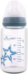 Lorelli Бебешко стъклено шише Lorelli - Anti Colic, 120 ml, Moonlight Blue (10200870004) - baby