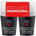 Vichy Pachet Deodorant roll-on antiperspirant control extrem pentru bărbați 72h, 50 ml + 50 ml, Vichy Homme