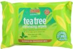 Beauty Formulas Șervețele pentru curățarea feței, 25 buc. - Beauty Formulas Tea Tree Cleansing Wipes 25 buc