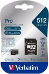 Verbatim Pro microSDXC 512GB + Adapter (MVMS512GP/47046)