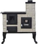 eSemineu Cream/Luxury Terracotta Gas Stove Boot Type right
