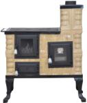 eSemineu Terracotta Stove Small Boot Cream/Rustic 8kW right