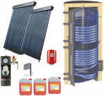 Helis Kit panou solar presurizat apa calda Helis 35 tuburi, boiler Sunsystem 300 litri 2 serpentine si accesorii (KPSH300)