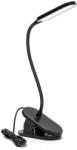 Aigostar B. V. Aigostar - LED Dimmelhető asztali lámpa klipsszel LED/2, 5W/5V fekete B10311J03 (AI0920)