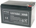V-Tac Acumulator Gel Plumb 12v 10ah 151x98x101mm (sku-23452) - vexio