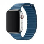DEVIA Curea Apple Watch 38mm / 40mm Devia Elegant Leather Loop Cape Cod Blue (D0116XJCCB)