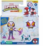 Spidey and His Amazing Friends Figurina cu accesorii, Spidey and his Amazing Friends, Web-Spinners, Ghost Spider, F7258 Figurina