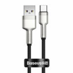 Baseus Cablu Baseus Cafule Series Metal USB - USB Typ C 66W, 0.25m black (CAKF000001)
