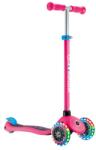 Globber gyerek háromkerekű roller - Primo Lights V2 - Világító Kerekek - Fuchsia (423-610-4)