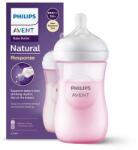 Philips Philips Avent, Natural, Response, biberon, 260 ml, roz, SCY903/11
