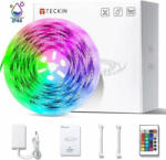 Teckin SL01 Vízálló, Egyedi Vezérlésű, RGB Okos, Világító LED Sza (X001AUBWOZ-N)