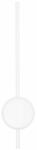 Nova Luce 9061426 | Clock-NL Nova Luce falikar lámpa 1x LED 1260lm 3000K matt fehér, opál (9061426)