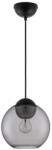 Nova Luce 9009241 | Midori Nova Luce függeszték lámpa rövidíthető vezeték 1x E27 fekete, füst (9009241)