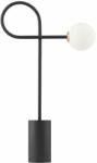 Nova Luce 9010223 | Dedalo Nova Luce asztali lámpa 63, 8cm vezeték kapcsoló 1x G9 matt fekete, arany, opál (9010223)