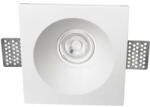 Nova Luce 9079601 | Mib-NL Nova Luce beépíthető lámpa négyzet festhető 130x130mm 1x GU10 fehér (9079601)