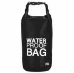 Springos Vízálló táska, fekete, 20l-es vízhatlan zsák (CS0032) - plash