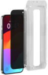 DEVIA Folie Sticla Van Series Full Privacy iPhone 15 Pro, cu kit montare Negru (DVFSVSFPIXVPRN) - pcone
