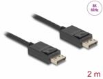 Delock Cablu Displayport 16K30Hz/8K60Hz/4K120Hz T-T 2m, Delock 80493 (80493)