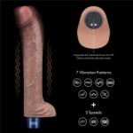  Ultrarealisztikus tölthető vibrátor 27, 94 cm real softee rechargeable silicone vibrating dildo 11