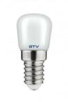 GTV LED fényforrás hűtőszekrénybe, E14, SMD5050 opál búra, 2W, 180lm, 4000K, 360°, 230V/AC (GTV-LD-E14S2WE0-40) (GTV-LD-E14S2WE0-40)