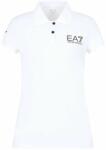 EA7 Női póló EA7 Woman Jersey Polo Shirt - white