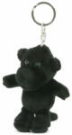 Semo Toys Plüss fekete párduc kulcstartó 8 cm-es