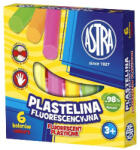ASTRA Gyurma ASTRA fluoreszkáló 6 színű (83811906) - papir-bolt