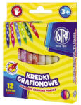 Astra Zsírkréta ASTRA kerek hegyezett 12 színű (316121005) - papir-bolt