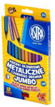Astra Színes ceruza ASTRA jumbo metál színű kerek 12 színű (312114003) - papir-bolt
