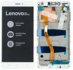 Lenovo LCD kijelző érintőpanellel és előlapi kerettel Lenovo K6 Note fehér [5D68C06716] (gyári)