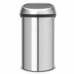 Brabantia Coș de gunoi Brabantia Touch Bin 60L, oțel mat rezistent la amprentă 647255 (647255) Cos de gunoi