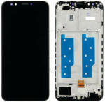 Rmore LCD kijelző érintőpanellel és előlapi kerettel Huawei Y7 2018/Y7 Prime 2018 [Ldn-L21/Ldn-Lx2/Ldn-Tl10] fekete, logó nélkül