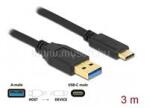Delock kábel USB 3.2 Gen 2 Type-A > USB Type-C 3m (DL84006) (DL84006)
