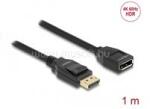 Delock kábel Displayport 1.2 hosszabbító 4K 60Hz 1m (DL80001) (DL80001)