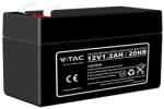 V-TAC Acumulator gel plumb 12V 1.2Ah V-tac, 97x43x52mm (SKU-23449)