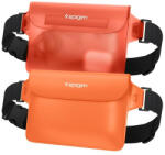 Spigen Aqua Shield vízálló táska, narancssárga A620 (2db) (AMP06021)