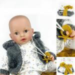 Nines D'Onil Papusa artizanala Alex Dreams - cu miros de vanilie si sunete (40 cm) (1503) Papusa