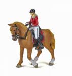 Papo Figurina Set Echitatie Cal Si Jocherita In Jacheta Rosie (Papo51564) - ookee Figurina
