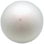 D&D Gömb hungarocell 15cm fehér őszi dísz (DD37635)