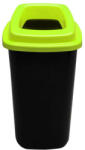 Plafor Sort szelektív hulladékgyűjtő, szemetes 28L zöld/fekete