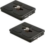 Rollei Fotopro QAL-50 gyorscseretalp (2 db) fekete Arca kompatibilis (R20868)