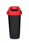  Plafor Sort szelektív hulladékgyűjtő, szemetes 90L fekete/piros