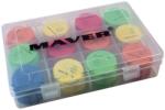 Maver Cutie compartimentata cu 24 discuri Eva MAVER pentru riguri, 20.5 x 9 x 4 cm (1264010)