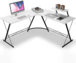  Sarok íróasztal fehér (L-SHAPE-DESK-WHITE)