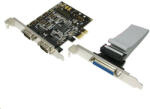 LogiLink 2xSoros 1xPárhuzamos bővítő kártya PCI-E (PC0033)