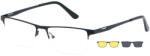 Mondoo Rame ochelari de vedere Barbati, Mondoo 0580 M53, Metal, Perivist, 18 mm (0580 M53) Rama ochelari