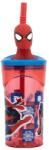 Stor - Pahar din plastic 3D cu figurină Spiderman, 360ml, 74766 (8412497747665)