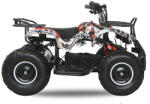 Hollicy ATV electric NITRO Torino Quad 1000W 48V cu anvelope 13x4.10-6, grafiti white