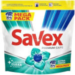 Savex Detergent capsule Premium Caps, 64 buc, Extra Fresh
